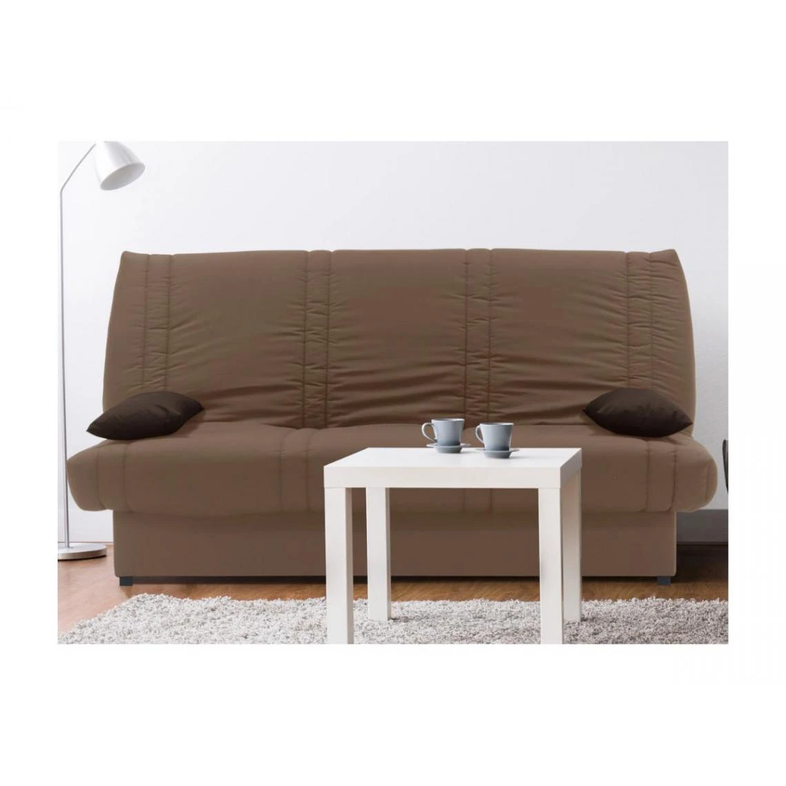 Vente-unique Canapé Convertible Clic-clac 100% Coton Avec Coffre De Rangement FARW... 2 Vente-unique Canapé Convertible Clic-clac 100% Coton Avec Coffre De Rangement FARW... – Image 2