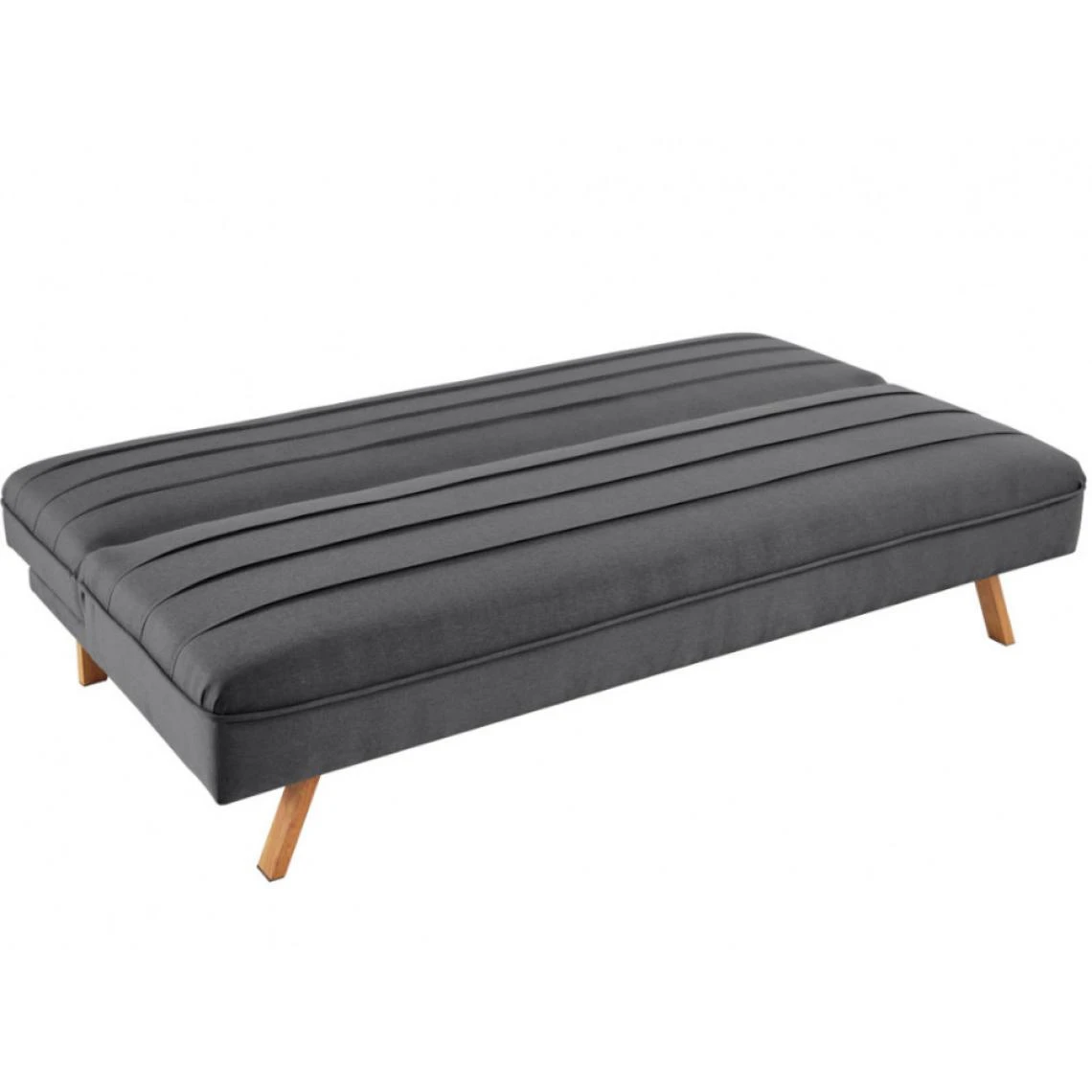 Vente-unique Canapé Convertible Clic-clac 3 Places En Tissu GARDANNE - Gris 5 Vente-unique Canapé Convertible Clic-clac 3 Places En Tissu GARDANNE - Gris – Image 5