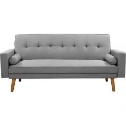 Habitat Et Jardin Canapé Clic-clac Banny - 188 X 80 X 108 Cm - 3 Places - Gris Clair -Magasin Joss & Main canape clic clac banny 188 x 80 x 108 cm 3 places gris clair 10218088 26337528 1140x1140