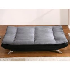 Vente-unique Canapé Convertible Clic-clac En Tissu Et Simili DEMIDO III - Gris Et ... -Magasin Joss & Main canape clic clac en tissu et simili demido iii gris et noir 8242459 21010045 1140x1140