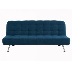 Vente-unique Canapé Convertible Clic-clac En Tissu MURNI - Bleu -Magasin Joss & Main canape clic clac en tissu murni bleu 8242503 21010201 1140x1140