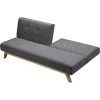 Habitat Et Jardin Canapé Clic-clac Luca - 180 X 79 X 76 Cm - 3 Places - Gris