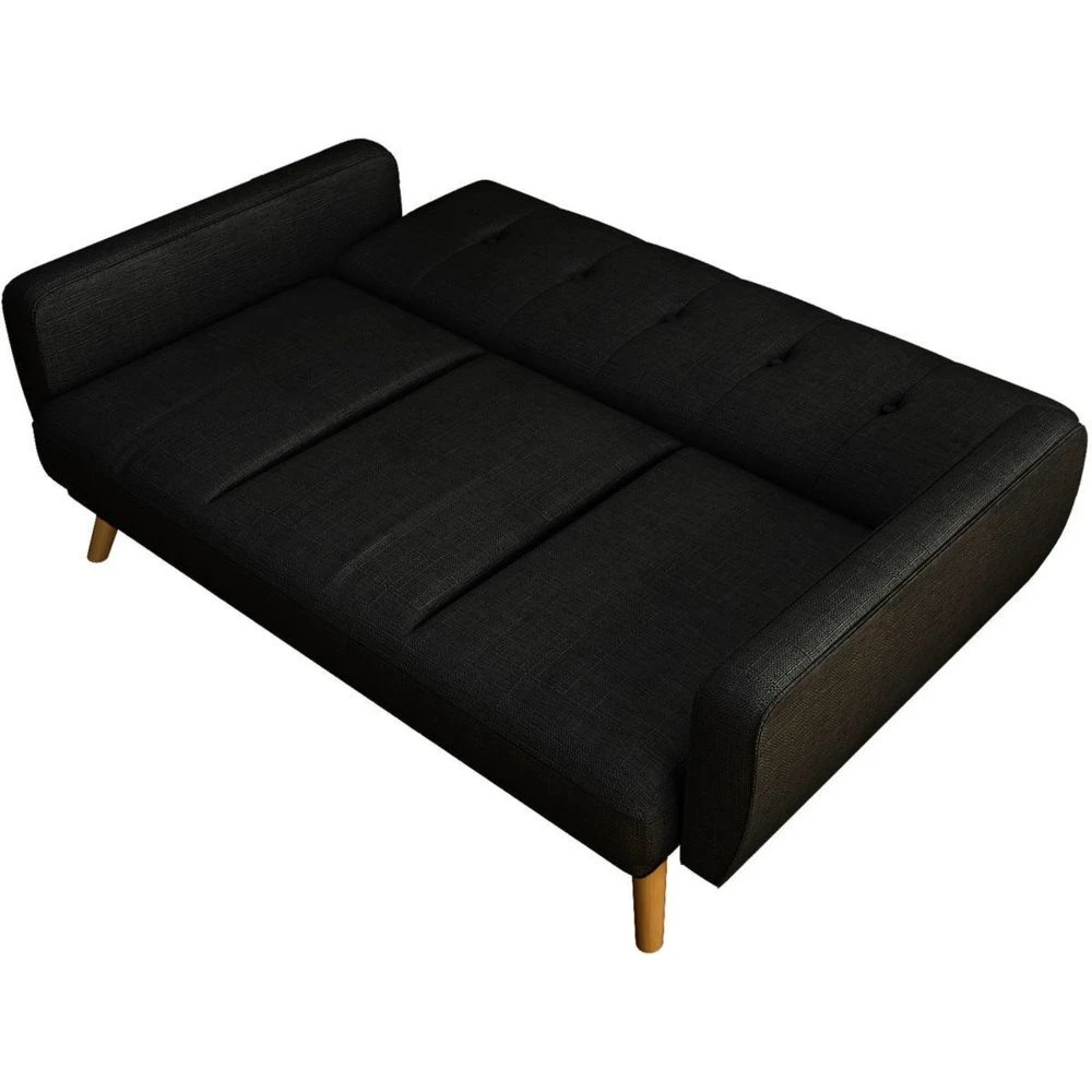 Habitat Et Jardin Canapé Clic-clac Ariana - 212.5 X 84 X 81 Cm - 3 Places - Noir 1 Habitat Et Jardin Canapé Clic-clac Ariana - 212.5 X 84 X 81 Cm - 3 Places - Noir
