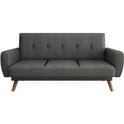 Habitat Et Jardin Canapé Clic-clac Ariana - 212.5 X 84 X 81 Cm - 3 Places - Gris Clai... -Magasin Joss & Main canape clic clac et bz 97620 vue0