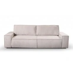 Vente-unique Canapé 3 Places Convertible En Tissu Bouclette Beige AMELIA -Magasin Joss & Main canape convertible amelia 12648696 33990678 1140x1140