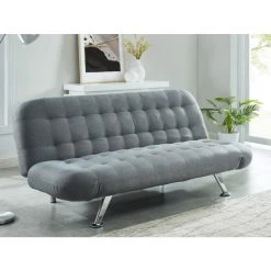 Vente-unique Canapé Convertible Clic-clac En Tissu BERRY - Gris -Magasin Joss & Main canape convertible clic clac en tissu berry gris 8242457 21010033 1140x1140