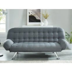 Vente-unique Canapé Convertible Clic-clac En Tissu BERRY - Gris -Magasin Joss & Main canape convertible clic clac en tissu berry gris 8242457 21010035 1140x1140