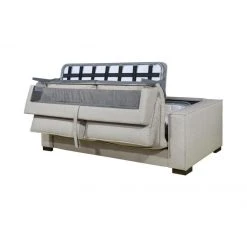 DUNLOPILLO Canapé 3 Places Convertible Express En Tissu Beige - Couchage 140 Cm ... -Magasin Joss & Main canape convertible dolores 12655030 34015102 1140x1140