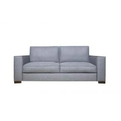 DUNLOPILLO Canapé 3 Places Convertible Express En Tissu Gris - Couchage 140 Cm -...