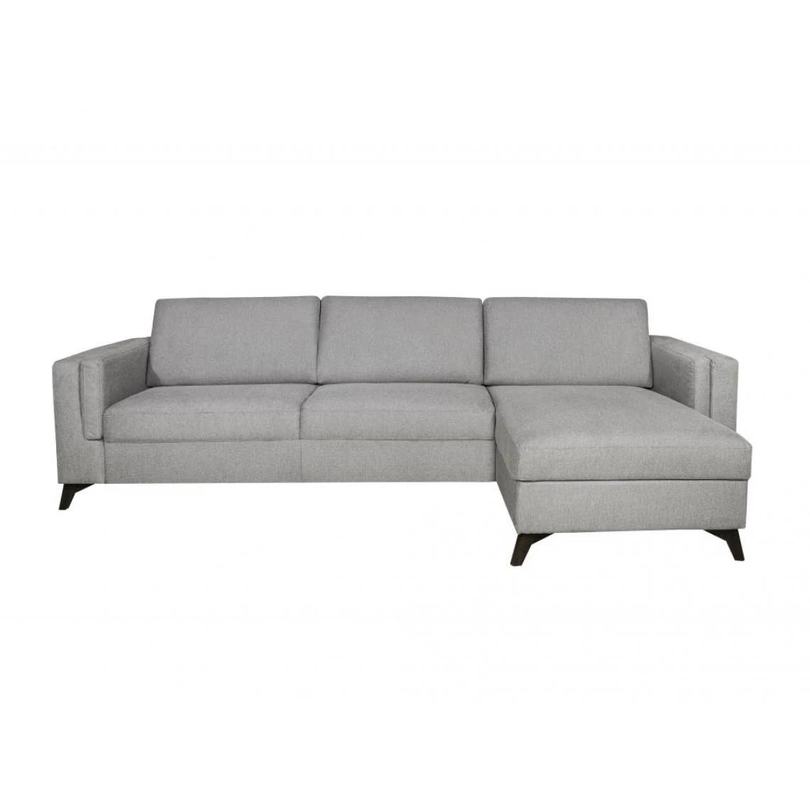 DUNLOPILLO Canapé D'angle Droit Convertible Express En Tissu Gris - Couchage 140... 3 DUNLOPILLO Canapé D'angle Droit Convertible Express En Tissu Gris - Couchage 140... – Image 3