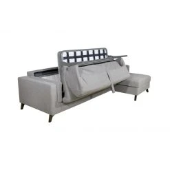 DUNLOPILLO Canapé D'angle Droit Convertible Express En Tissu Gris - Couchage 140... 9 DUNLOPILLO Canapé D'angle Droit Convertible Express En Tissu Gris - Couchage 140... -Magasin Joss & Main canape convertible mirabel 12725634 34204132 1140x1140