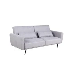 Vente-unique Canapé 3 Places Convertible Clic-clac En Tissu Gris Clair TOVONY -Magasin Joss & Main canape convertible tovony 13608176 37402696 1140x1140