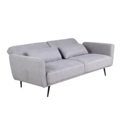Vente-unique Canapé 3 Places Convertible Clic-clac En Tissu Gris Clair TOVONY -Magasin Joss & Main canape convertible tovony 13608176 37402698 1140x1140