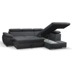Vente-unique Canapé D'angle Convertible En Tissu Avec Coffre De Rangement FABIEN -... -Magasin Joss & Main canape dangle convertible en tissu avec coffre de rangement fabien anthracite angle droit 8239655 20998999 1140x1140