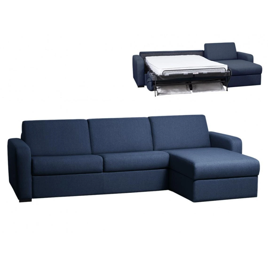 Vente-unique Canapé D'angle Convertible Express Et Réversible FLAVIEN En Tissu - ... 3 Vente-unique Canapé D'angle Convertible Express Et Réversible FLAVIEN En Tissu - ... – Image 3