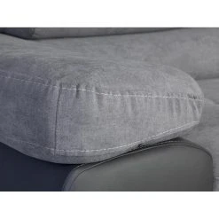 Vente-unique Canapé D'angle Convertible En Tissu Et Simili Gris KERIO - Angle Droi... 8 Vente-unique Canapé D'angle Convertible En Tissu Et Simili Gris KERIO - Angle Droi... -Magasin Joss & Main canape kerio 11700926 30833728 1140x1140