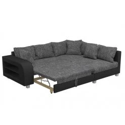 Vente-unique Canapé D'angle Convertible Tissu Et Simili KUOPIO - Gris Et Noir - An... -Magasin Joss & Main canape kuopio 10504634 27219574 1140x1140