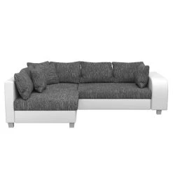 Vente-unique Canapé D'angle Convertible Tissu Et Simili KUOPIO - Gris Et Blanc - A... -Magasin Joss & Main canape kuopio 11659794 30691152 1140x1140