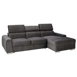 PASCAL MORABITO Canapé D'angle Convertible En Tissu Anthracite LARICA De PASCAL MORAB... -Magasin Joss & Main canape larica 12033282 31888802 1140x1140