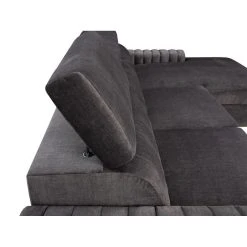 PASCAL MORABITO Canapé D'angle Convertible En Tissu Anthracite LARICA De PASCAL MORAB... -Magasin Joss & Main canape larica 12033282 31888806 1140x1140