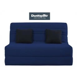 UB DESIGN SALON Canapé Lit Romy Slyde 140 Mousse 35 Kg Couette Indigo