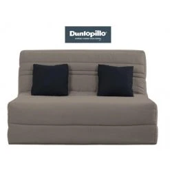 UB DESIGN SALON Canapé Lit Romy Slyde 140 Mousse 35 Kg Couette Taupe