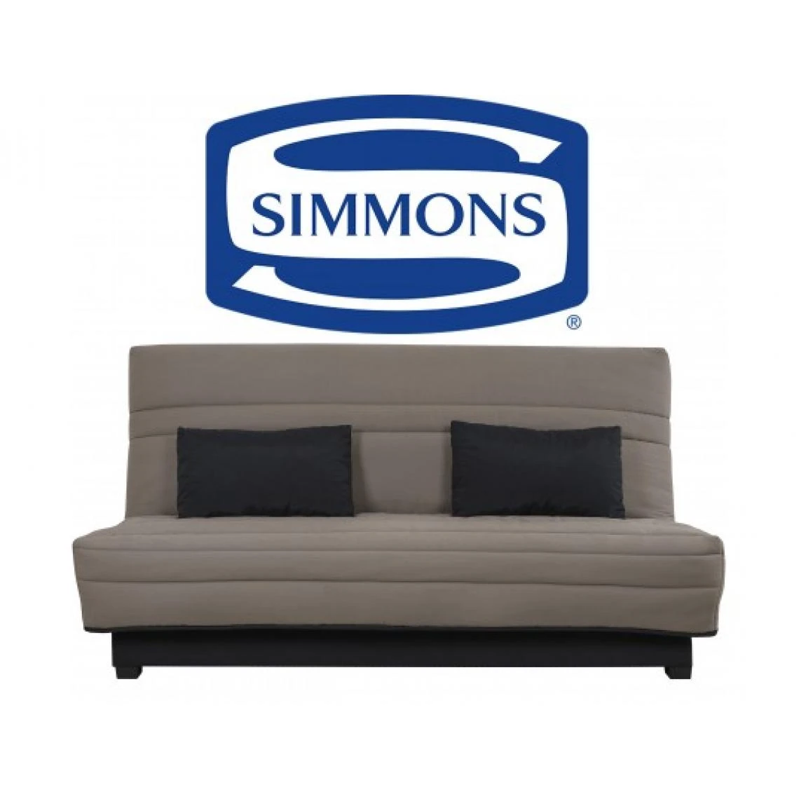 UB DESIGN SALON Canapé Lit Wanda CC 130 Ressorts Couette Taupe 1 UB DESIGN SALON Canapé Lit Wanda CC 130 Ressorts Couette Taupe