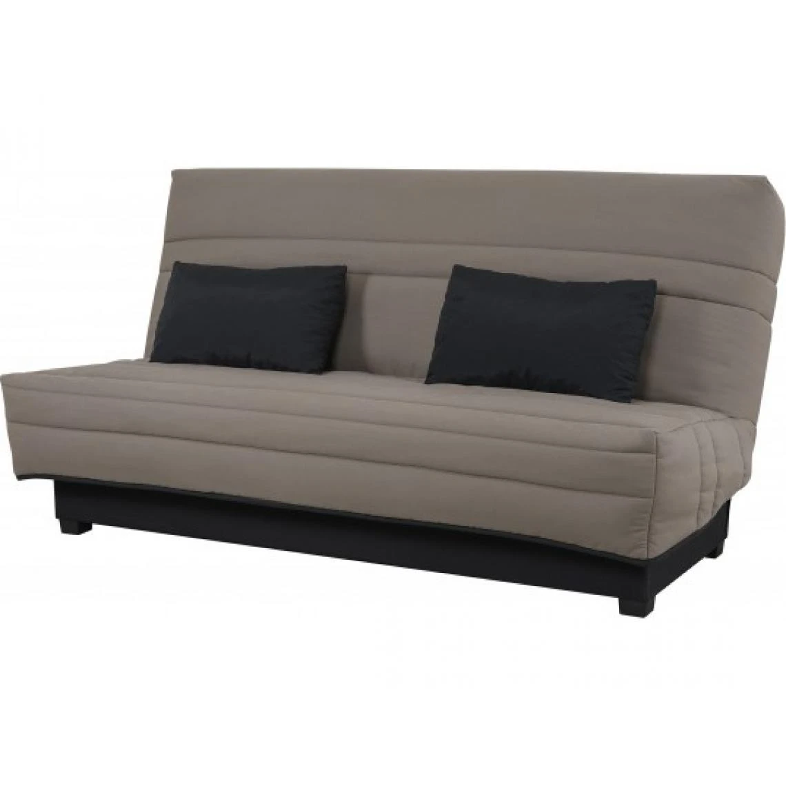 UB DESIGN SALON Canapé Lit Wanda CC 130 Ressorts Couette Taupe 2 UB DESIGN SALON Canapé Lit Wanda CC 130 Ressorts Couette Taupe – Image 2