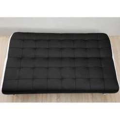 Vente-unique Canapé Convertible Clic-clac + Pouf En Simili MURNI - Noir 8 Vente-unique Canapé Convertible Clic-clac + Pouf En Simili MURNI - Noir -Magasin Joss & Main canape murni 12235400 32528324 1140x1140