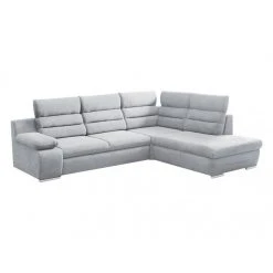 Vente-unique Canapé D'angle Convertible En Tissu PYLOS - Gris Clair - Angle Droit -Magasin Joss & Main canape pylos 10484940 27133208 1140x1140