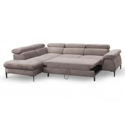 PASCAL MORABITO Grand Canapé D'angle Convertible En Velours Taupe SEPINA De PASCAL MO... -Magasin Joss & Main canape sepina 11959834 31710372 1140x1140