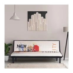 SANS MARQUE CASSY Banquette Clic Clac 3 Places Imprime New York - Tissu Gris Clair... -Magasin Joss & Main cassy banquette clic clac 3 places imprime new york tissu gris clair l 179 x p 79 x h 74 cm 14010006 38873844 1140x1140