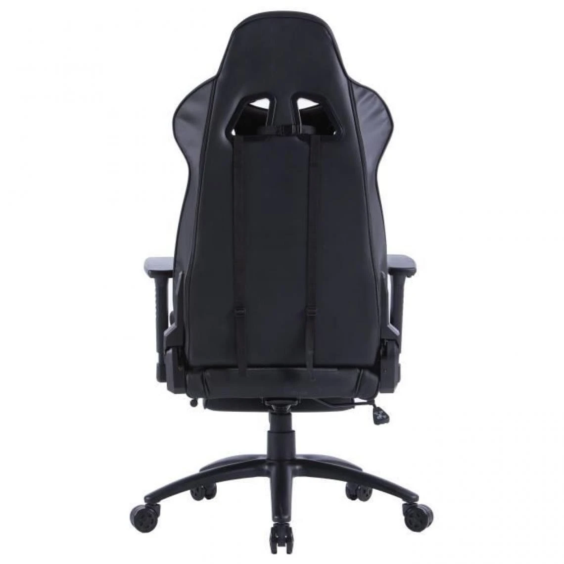 CGM-Chaise Gaming Fonction Bascule En Polyester Et PU, Base En Métal ... 5 CGM-Chaise Gaming Fonction Bascule En Polyester Et PU, Base En Métal ... – Image 5