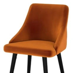 Rendez Vous Déco Chaise De Bar Aristote En Velours Orange 77.5 Cm (lot De 2) -Magasin Joss & Main chaise de bar aristote en velours orange 775 cm lot de 2 13695410 37759722 1140x1140