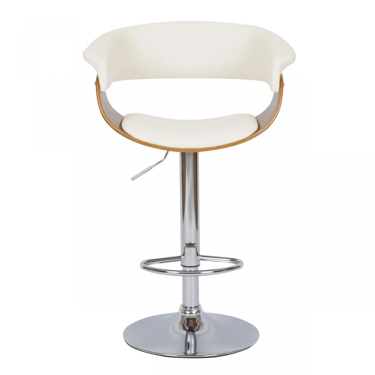 Rendez Vous Déco Chaise De Bar Blanche Basile Avec Accoudoirs 55.5/81 Cm 4 Rendez Vous Déco Chaise De Bar Blanche Basile Avec Accoudoirs 55.5/81 Cm – Image 4