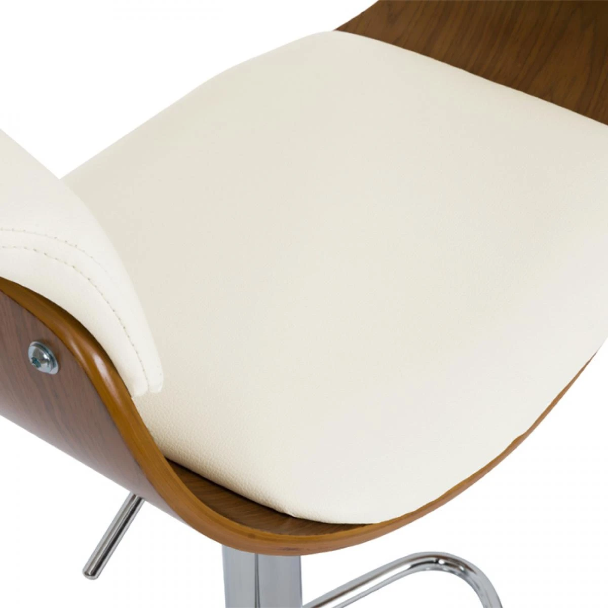 Rendez Vous Déco Chaise De Bar Blanche Basile Avec Accoudoirs 55.5/81 Cm 5 Rendez Vous Déco Chaise De Bar Blanche Basile Avec Accoudoirs 55.5/81 Cm – Image 5