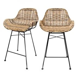 Rendez Vous Déco Chaise De Bar Carmela En Résine Tressée Marron 65 Cm (lot De 2) 7 Rendez Vous Déco Chaise De Bar Carmela En Résine Tressée Marron 65 Cm (lot De 2) -Magasin Joss & Main chaise de bar carmela en resine tressee marron 65 cm lot de 2 12116468 32144272 1140x1140 1