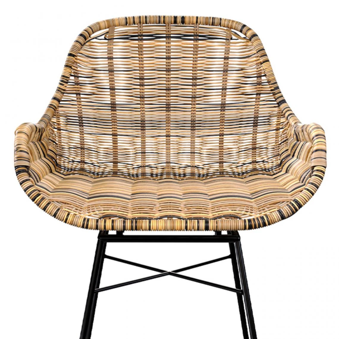 Rendez Vous Déco Chaise De Bar Carmela En Résine Tressée Marron 65 Cm (lot De 2) 4 Rendez Vous Déco Chaise De Bar Carmela En Résine Tressée Marron 65 Cm (lot De 2) – Image 4