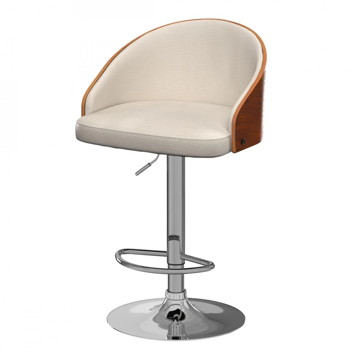 Rendez Vous Déco Chaise De Bar Carmelo Beige 63/84 Cm 1 Rendez Vous Déco Chaise De Bar Carmelo Beige 63/84 Cm