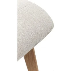 Kare Design Tabouret De Bar Tissu écrue LARA -Magasin Joss & Main chaise de bar ecrue lara design 186942 1 1140x1140