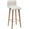 Kare Design Tabouret De Bar Tissu écrue LARA