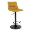 HOUSE NORDIC Chaise De Bar MIDDELFART Jaune Moutarde
