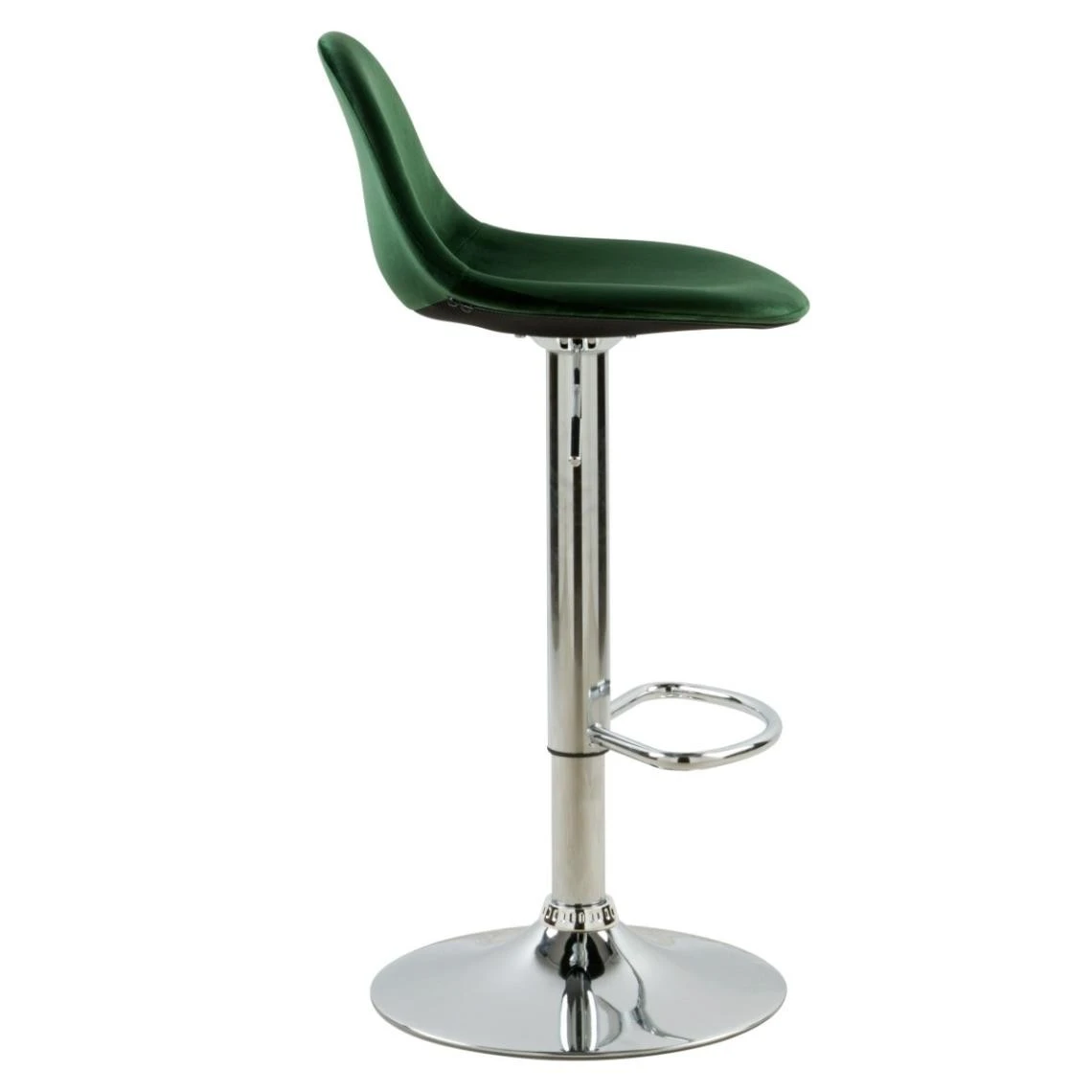 Rendez Vous Déco Chaise De Bar Pavo En Velours Vert 60/82 Cm (lot De 2) 4 Rendez Vous Déco Chaise De Bar Pavo En Velours Vert 60/82 Cm (lot De 2) – Image 4