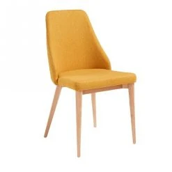 LF SALON Chaise De Bureau Alicia - Moutarde