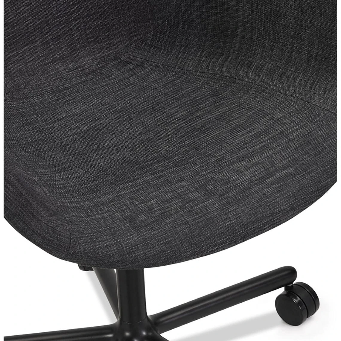 Alterego Chaise De Bureau Avec Accoudoirs 'ASTRA' Gris Foncé 5 Alterego Chaise De Bureau Avec Accoudoirs 'ASTRA' Gris Foncé – Image 5