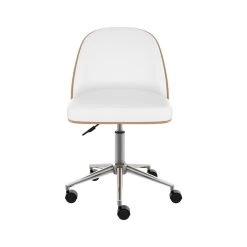 Rendez Vous Déco Chaise De Bureau Balthazar Blanche -Magasin Joss & Main chaise de bureau balthazar blanche 13779556 38075464 1140x1140