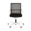 Hjh OFFICE Chaise De Bureau / Chaise Bureau MOVE-TEC NET 3D Tissu Maille Blanc / ...