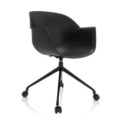 Chaise De Bureau / Chaise Coque OSLO Plastique Noir Hjh OFFICE -Magasin Joss & Main chaise de bureau chaise coque oslo plastique noir hjh offi 9117673 379184 4 1140x1140