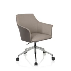 Hjh OFFICE Chaise De Bureau / Chaise De Direction AREZZO Tissu / Similicuir Beig... -Magasin Joss & Main chaise de bureau chaise de direction arezzo tissu simili 7859461 378248 8 1140x1140