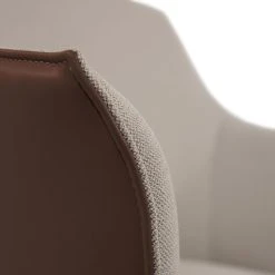 Hjh OFFICE Chaise De Bureau / Chaise De Direction AREZZO Tissu / Similicuir Beige... -Magasin Joss & Main chaise de bureau chaise de direction arezzo tissu simili 7860019 379846 6 1140x1140